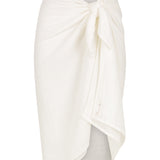 Bamboo Sarong | White